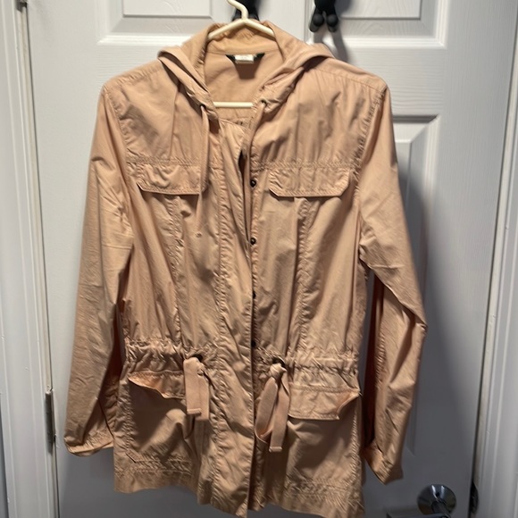 J. Crew Jackets \u0026 Coats | J. Crew Womens Poplin Cargo Jacket Sz.4 | Color: Cream | Size: S | Becks791's Closet